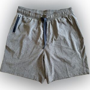 VVA Men's Gray Relaxed Fit Shorts